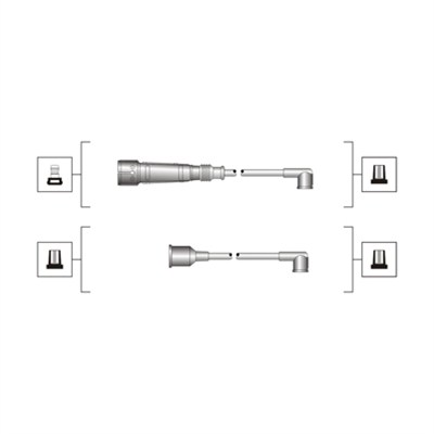 MAGNETI MARELLI Gyújtókábel készlet MSQ0023_MM