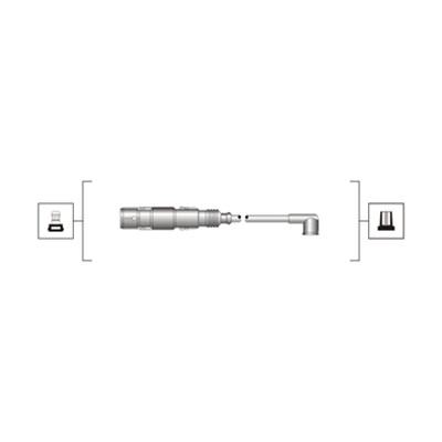 MAGNETI MARELLI Gyújtókábel készlet MSQ0025_MM