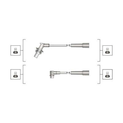 MAGNETI MARELLI Gyújtókábel készlet MSQ0030_MM