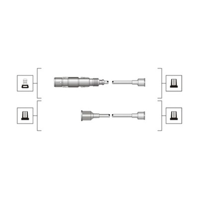 MAGNETI MARELLI Gyújtókábel készlet MSQ0036_MM