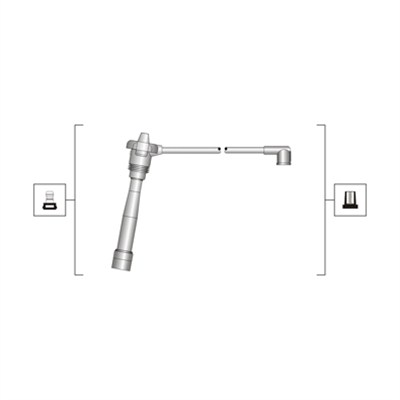 MAGNETI MARELLI Gyújtókábel készlet MSQ0039_MM