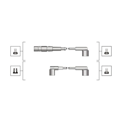 MAGNETI MARELLI Gyújtókábel készlet MSQ0048_MM