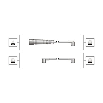 MAGNETI MARELLI Gyújtókábel készlet MSQ0065_MM