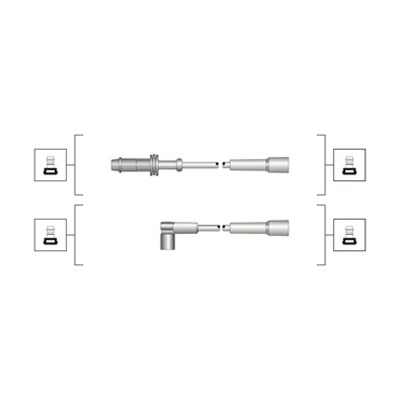 MAGNETI MARELLI Gyújtókábel készlet MSQ0069_MM