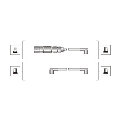 MAGNETI MARELLI Gyújtókábel készlet MSQ0071_MM