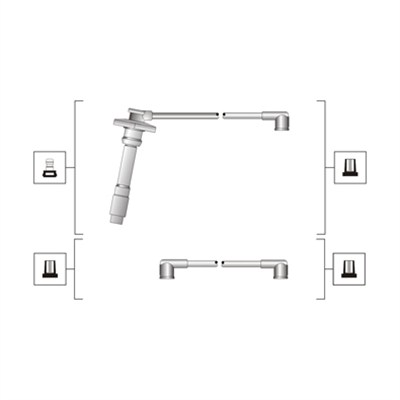 MAGNETI MARELLI Gyújtókábel készlet MSQ0079_MM