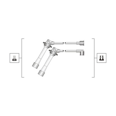 MAGNETI MARELLI Gyújtókábel készlet MSQ0083_MM