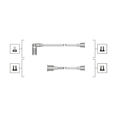 MAGNETI MARELLI Gyújtókábel készlet MSQ0094_MM
