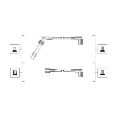 MAGNETI MARELLI Gyújtókábel készlet MSQ0102_MM