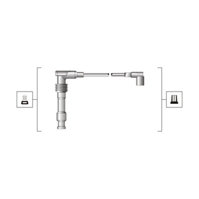 MAGNETI MARELLI Gyújtókábel készlet MSQ0108_MM