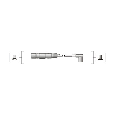 MAGNETI MARELLI Gyújtókábel készlet MSQ0111_MM