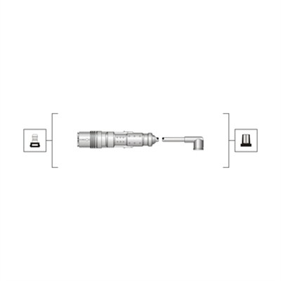 MAGNETI MARELLI Gyújtókábel készlet MSQ0119_MM