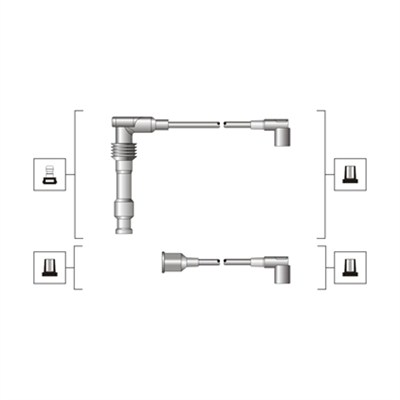 MAGNETI MARELLI Gyújtókábel készlet MSQ0123_MM