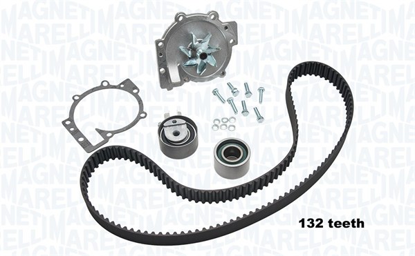 MAGNETI MARELLI Vezérműszíjkészlet vízpumpával KWP0498K1_MM