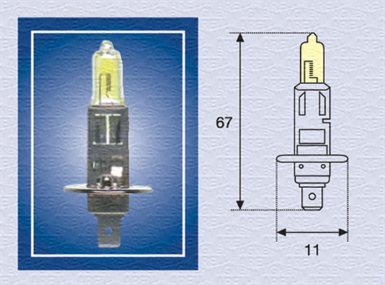 MAGNETI MARELLI Izzó, halogén H112TC_MM