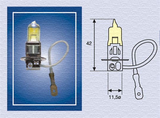 MAGNETI MARELLI Izzó, halogén H312TC_MM