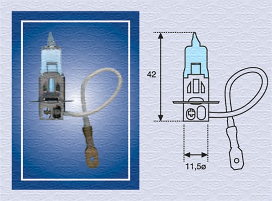 MAGNETI MARELLI Izzó, halogén H312BL_MM