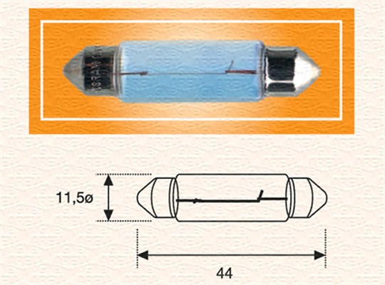 MAGNETI MARELLI Izzó, szofita C10W24L_MM