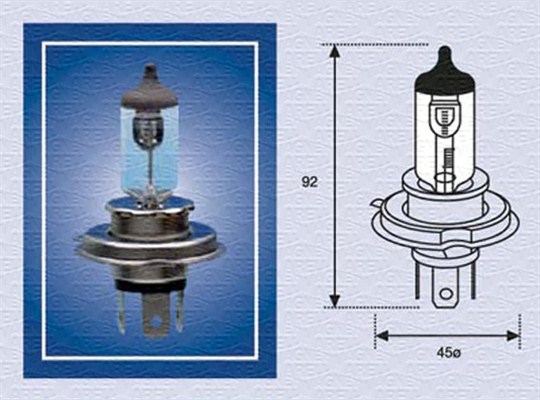 MAGNETI MARELLI Izzó, halogén H424SC_MM