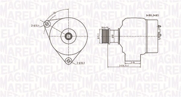 MAGNETI MARELLI Generátor MQA1138_MM