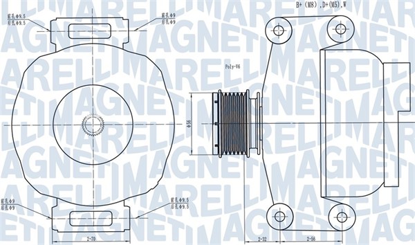 MAGNETI MARELLI Generátor MQA1489_MM