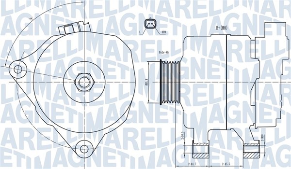 MAGNETI MARELLI Generátor MQA1499_MM