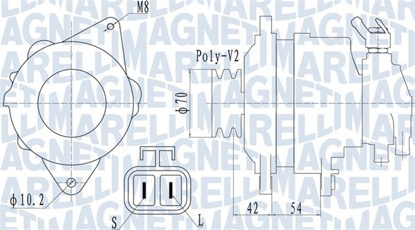 MAGNETI MARELLI Generátor MQA1533_MM