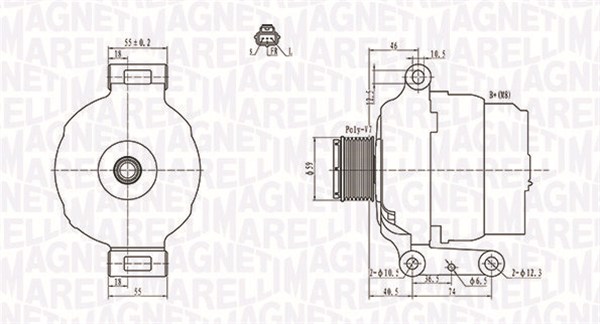 MAGNETI MARELLI Generátor MQA1639_MM