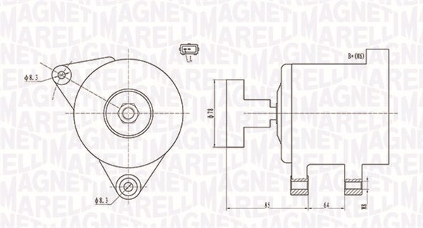 MAGNETI MARELLI Generátor MQA1649_MM