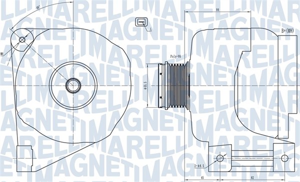 MAGNETI MARELLI Generátor MQA1673_MM