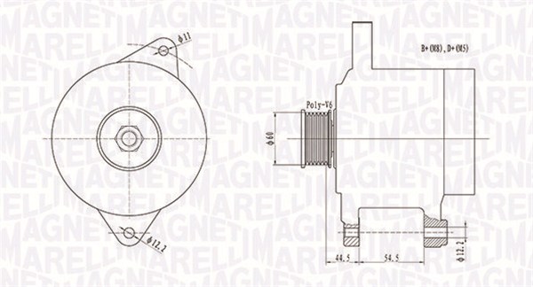 MAGNETI MARELLI MQA1718_MM Generátor