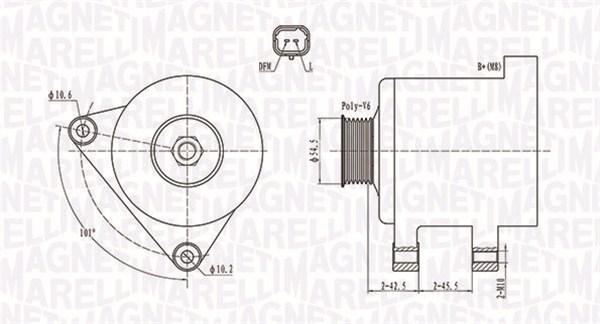 MAGNETI MARELLI MQA1761_MM Generátor