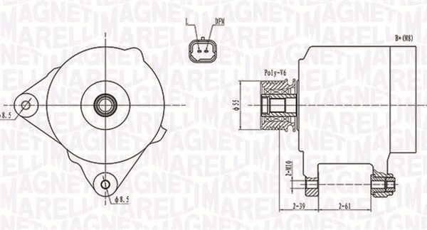 MAGNETI MARELLI Generátor MQA1762_MM