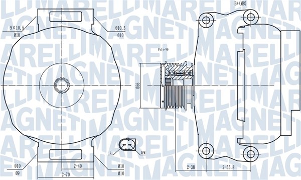 MAGNETI MARELLI Generátor MQA1769_MM