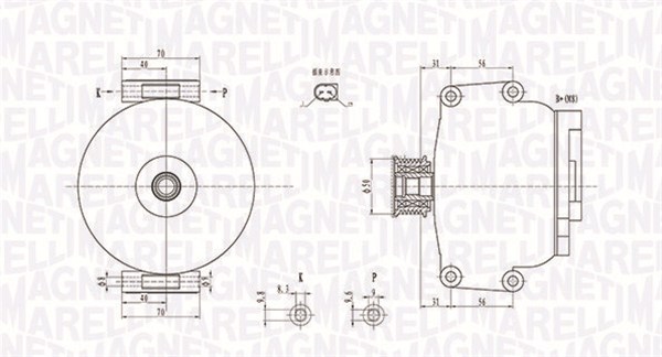 MAGNETI MARELLI Generátor MQA1846_MM