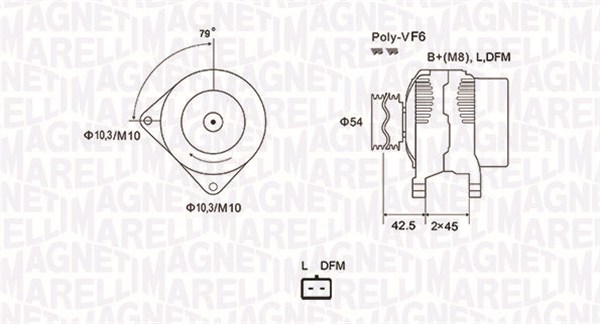 MAGNETI MARELLI MQA1879_MM Generátor