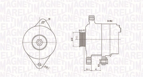 MAGNETI MARELLI Generátor MQA1891_MM