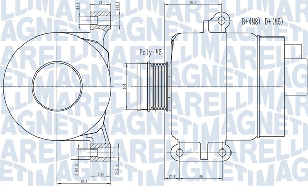 MAGNETI MARELLI Generátor MQA1969_MM