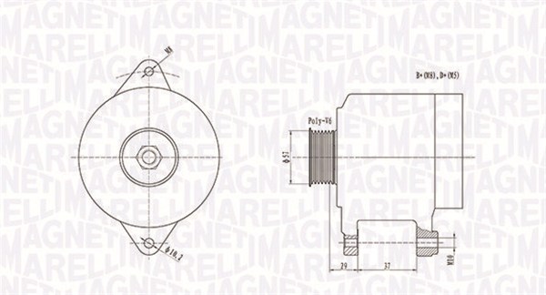 MAGNETI MARELLI Generátor MQA1978_MM