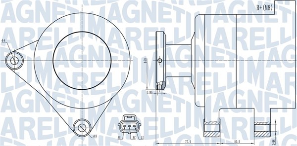 MAGNETI MARELLI Generátor MQA1999_MM