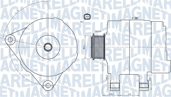 MAGNETI MARELLI Generátor MQA2033_MM