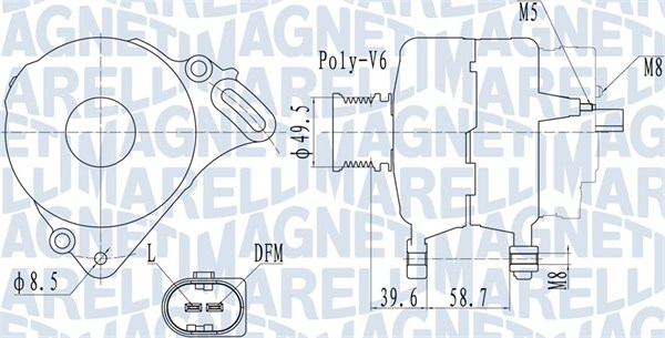 MAGNETI MARELLI Generátor MQA2064_MM