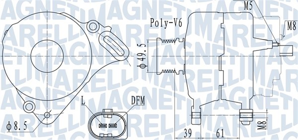 MAGNETI MARELLI Generátor MQA2065_MM