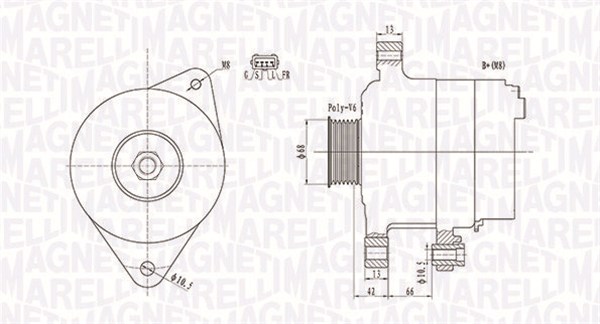 MAGNETI MARELLI Generátor MQA2112_MM