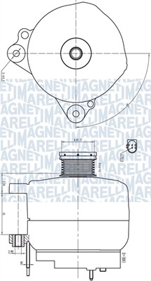 MAGNETI MARELLI Generátor MQA2190_MM