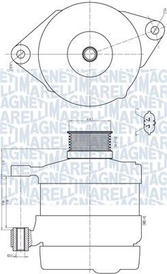 MAGNETI MARELLI Generátor MQA2192_MM