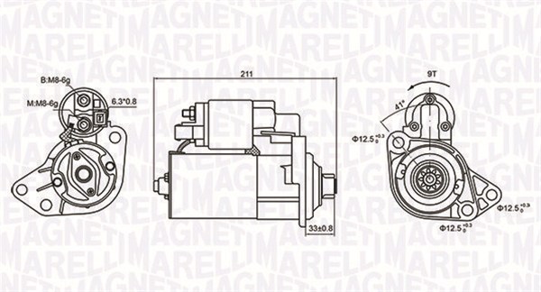 MAGNETI MARELLI Önindító MQS1062_MM