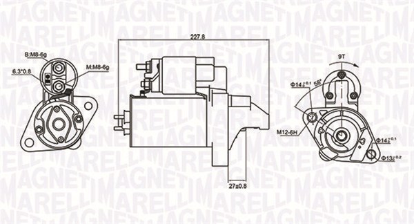 MAGNETI MARELLI Önindító MQS1074_MM