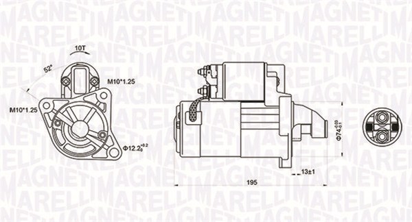 MAGNETI MARELLI Önindító MQS1096_MM