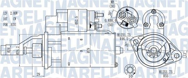 MAGNETI MARELLI Önindító MQS1114_MM